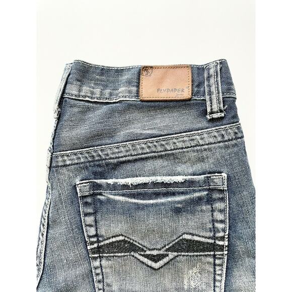 Flypaper Jeans Mens Cut Off Jean Shorts Size 29 100% Cotton Casual Living Summer - Picture 10 of 10